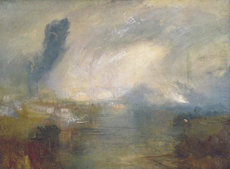 The Thames above Waterloo Bridge, Joseph Mallord William Turner